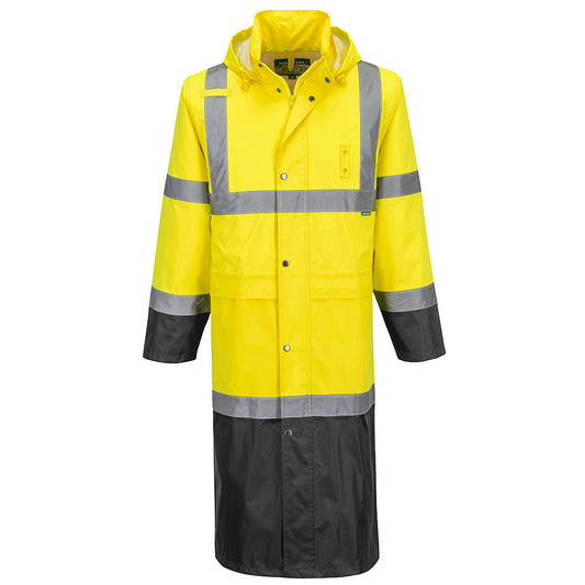 H446YBR - Hi-Vis Contrast Raincoat 122cm