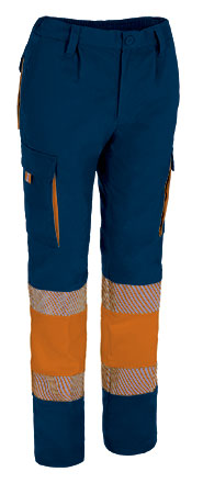 Pantalone multitasche bicolore ad alta visibilità Aberdeen