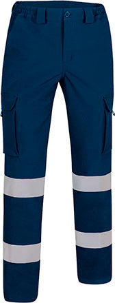 Pantaloni da lavoro multitasche a visibilità migliorata Naos