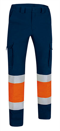 Pantalone multitasche ad alta visibilità bicolore Rigel