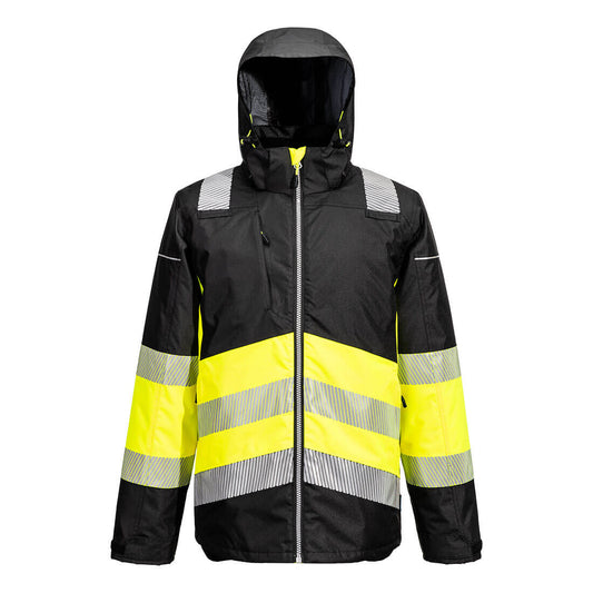 PW364YBR - Chaqueta de invierno pw3 de alta visibilidad clase 1