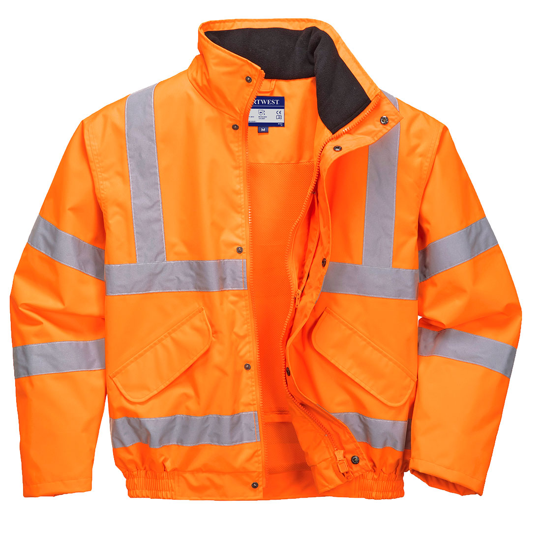 RT62ORR - Bomber haute visibilité respirant avec doublure en mesh