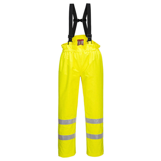S780YER - Unlined Bizflame Rain trousers - Hi-Vis multi-standard