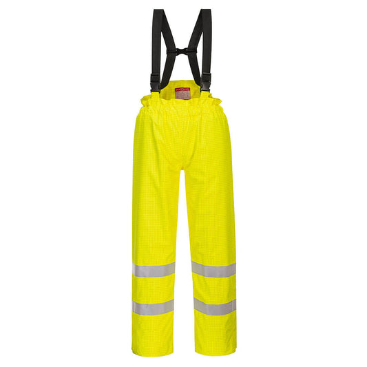 S781YER - Bizflame Rain lined trousers - Hi-Vis multi-standard