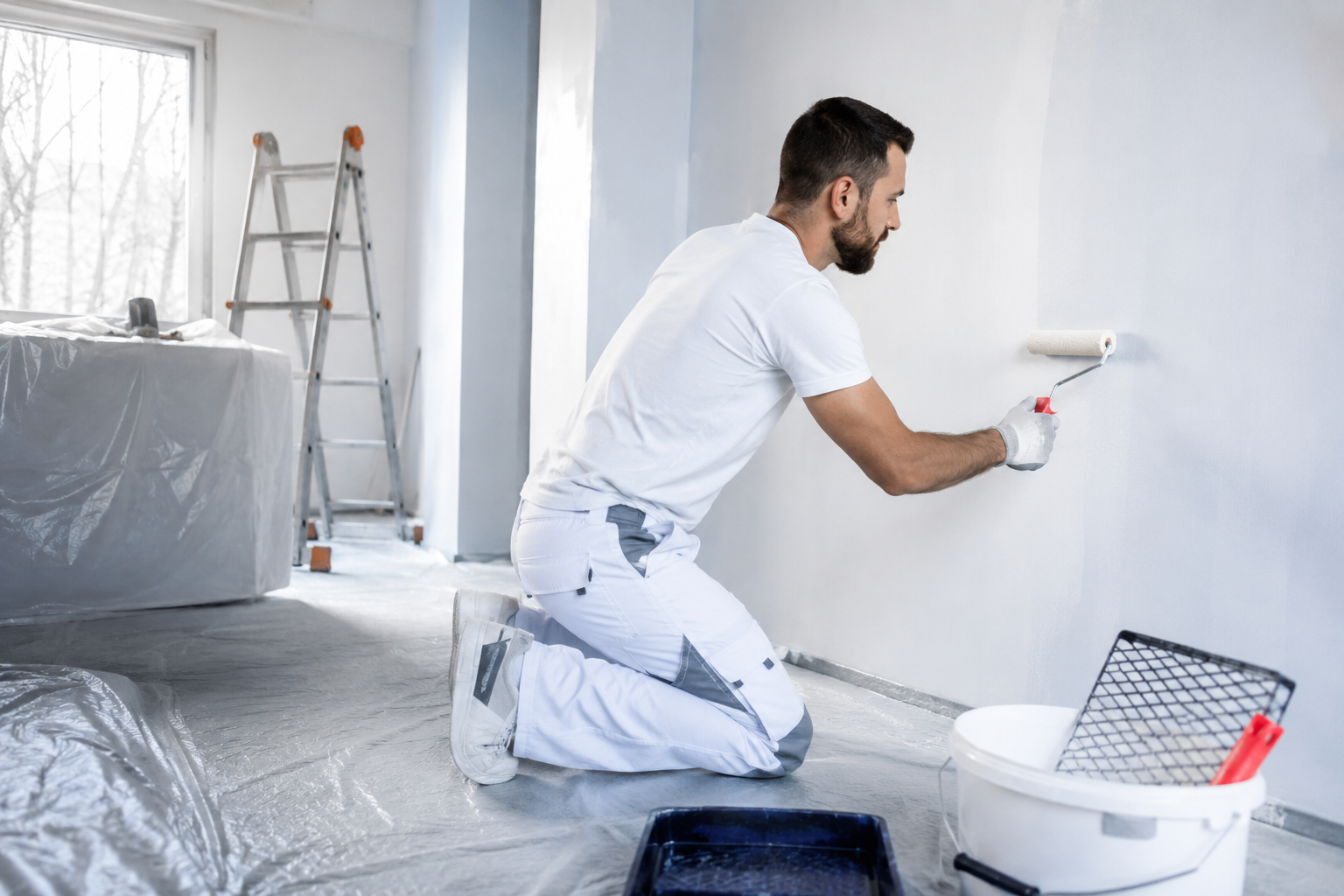 Abbigliamento da lavoro per pittori professionisti: comfort, sicurezza e funzionalità in cantiere