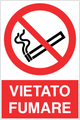 Cartello vietato fumare 131