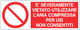 Cartello è severamente vietato utilizzare l'aria compressa per usi non consentiti 1344