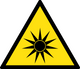 Cartello pericolo radiazioni ottiche 20025