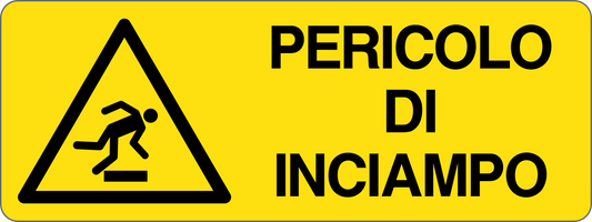 Cartello pericolo di inciampo 2346