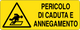 Cartello pericolo di caduta e annegamento 2380