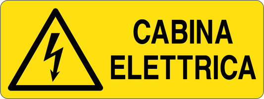Cartello cabina elettrica 294