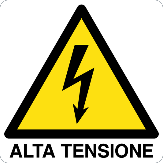 Cartello alta tensione 29580