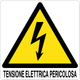 Cartello tensione elettrica pericolosa 295802