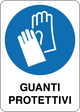 Cartello guanti protettivi 3957