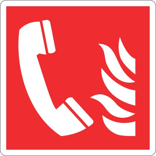 Cartello simbolo telefono antincendio 505