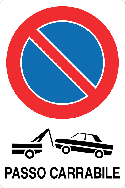 Cartello passo carrabile 946