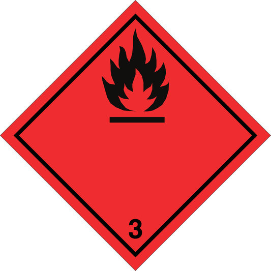 Cartello infiammabile classe 3 E-50