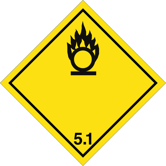 Cartello comburente classe 5.1 E-541