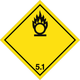 Cartello comburente classe 5.1 E-541