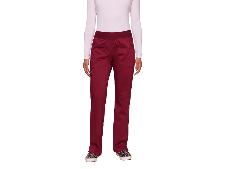 PANTALONES PULL-ON CHEROKEE REVOLUTION - mujer XXS - burdeos