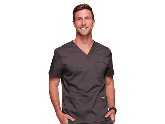 CHAQUETA CHEROKEE REVOLUTION CON CUELLO EN V - hombre XL - color peltre