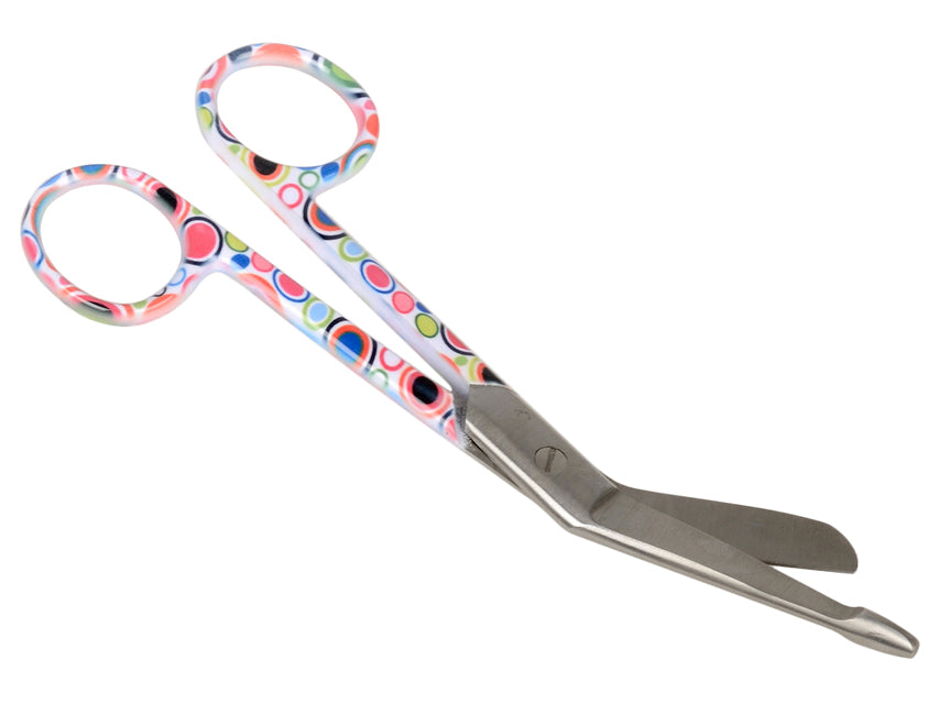 BANDAGE SCISSORS - bubble pattern - 14 cm