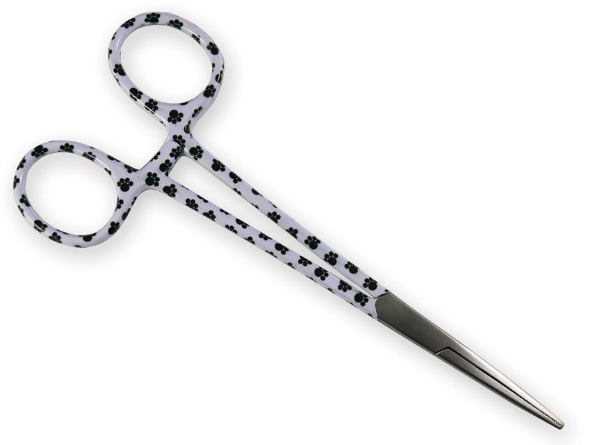 PINZA EMOSTATICA RETTA - fantasia orme - 16 cm