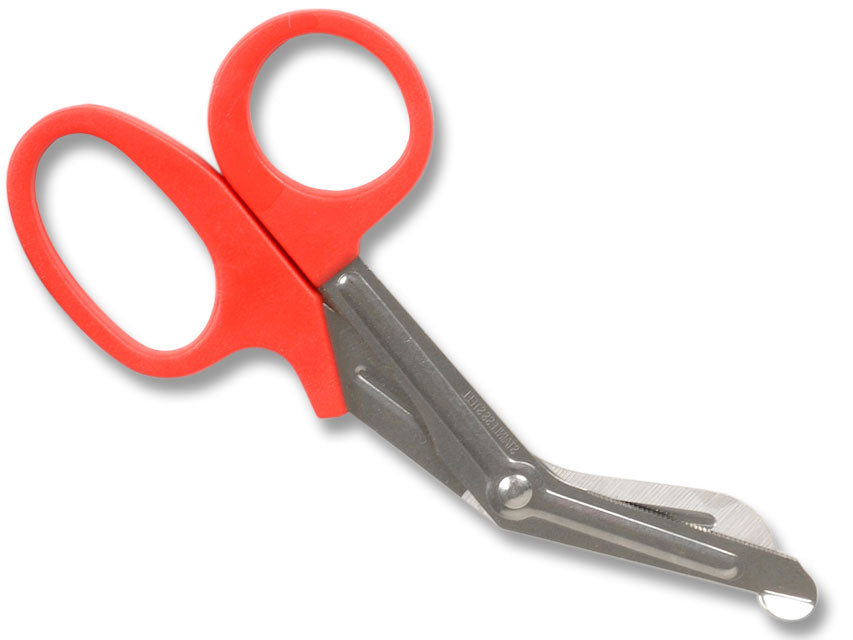 UTILITY BANDAGE SCISSORS - 19 cm - red