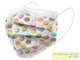 GISAFE MASCHERINA CHIRURGICA FILTRANTE 98% 3 VELI tipo IIR con elastici - adulti - macarones - flowpack