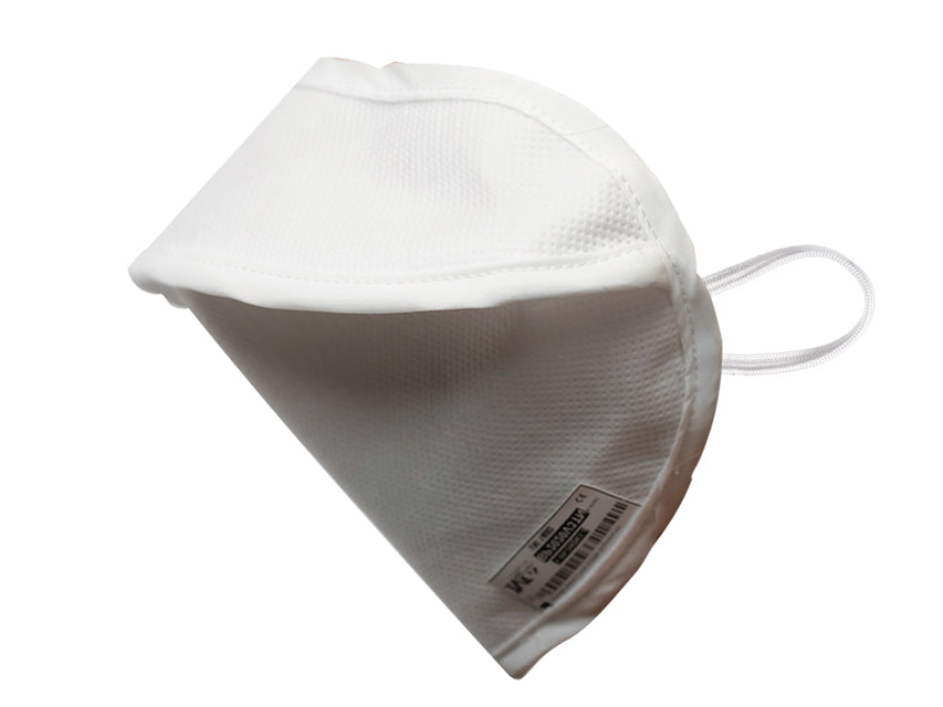 REUSABLE MASK MYCROCLEAN BFE 99.8% - double layer, white/white - with nose piece