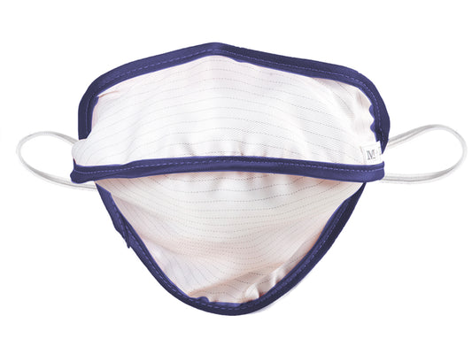 MASQUE RÉUTILISABLE MYCROCLEAN BFE 99,8% - blanc/bleu