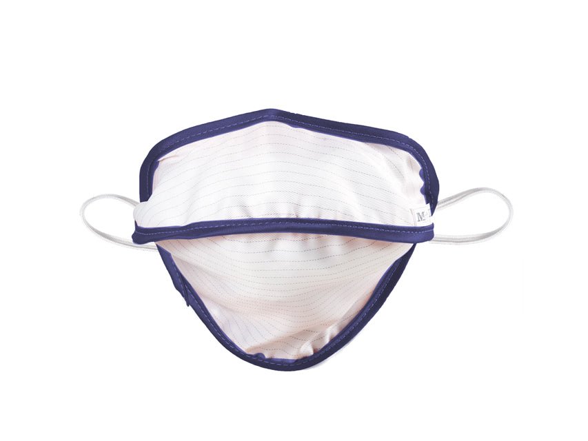 MASQUE RÉUTILISABLE MYCROCLEAN JUNIOR/ ADULTE PETIT BFE 99,8% - blanc/bleu