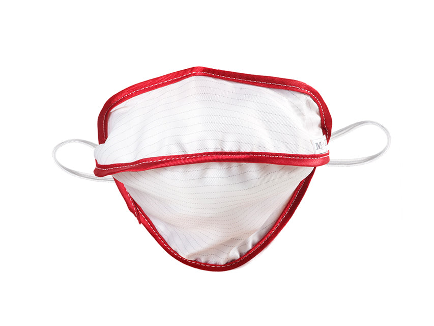 WIEDERVERWENDBARE MASKE MYCROCLEAN JUNIOR/ADULT SMALL BFE 99,8 % – weiß/rot