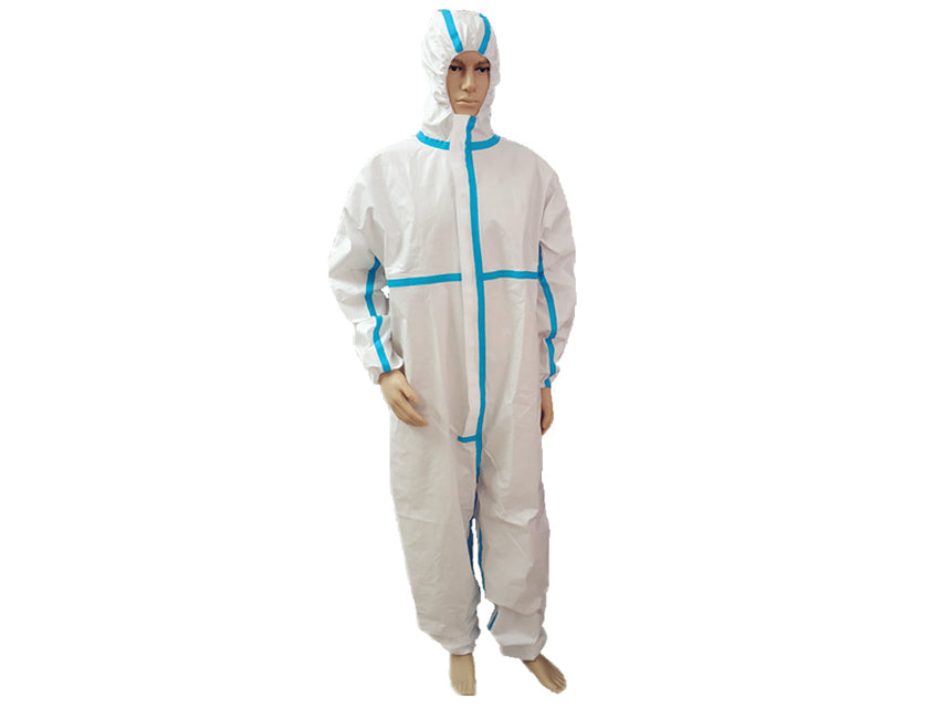 TRAJE AISLANTE CON COSTURAS TERMOSELLADAS - Tipo 4B-5B-6B - XXL - desechable