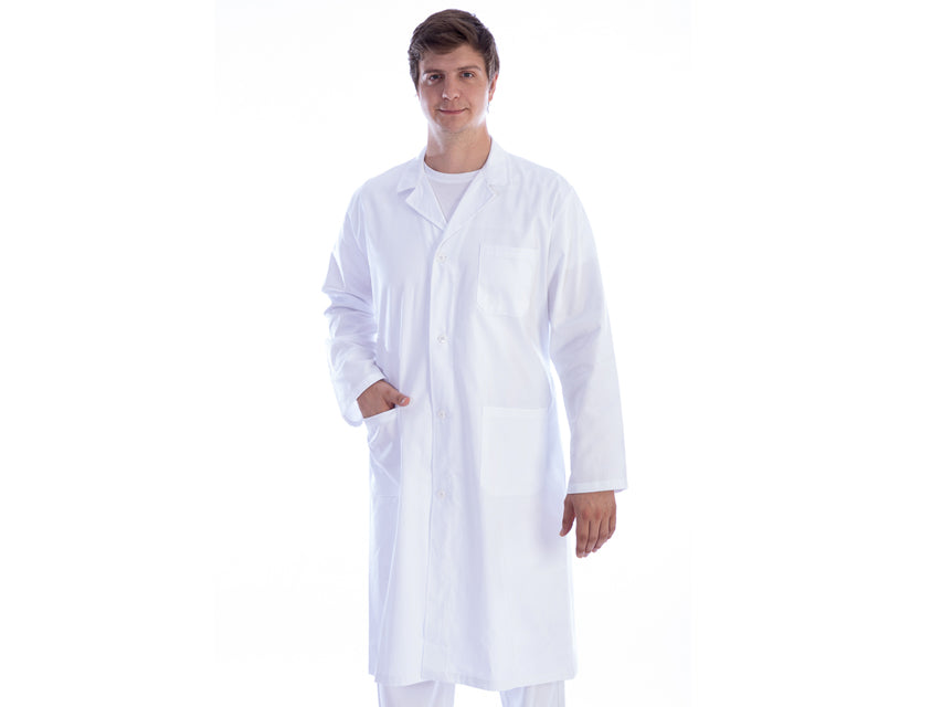 WHITE COAT - cotton/polyester - man - size M
