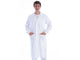 WHITE COAT WITH SNAPPER - cotton/polyester - unisex - size S