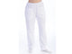 PANTS - cotton/polyester - unisex - size S white