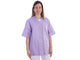 CASACCA CON BOTTONI-cotone/pol.-donna XL viola