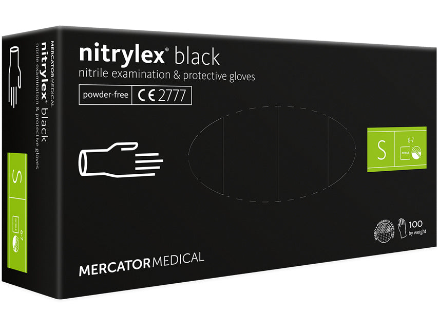 NITRIL-HANDSCHUHE NITRYLEX SCHWARZ - klein