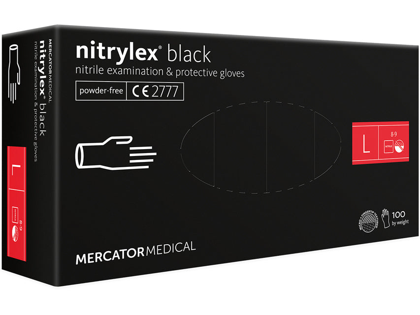 NITRILE GLOVES NITRYLEX BLACK - large