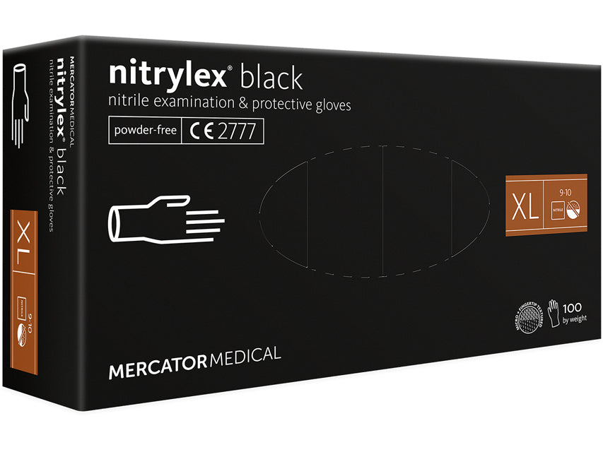 NITRILE GLOVES NITRYLEX BLACK - extra large