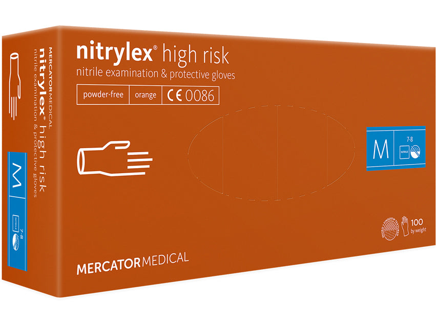 GANTS NITRILE NITRYLEX ORANGE - moyen