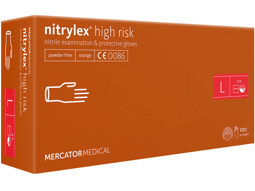 GANTS NITRILE NITRYLEX ORANGE - grand