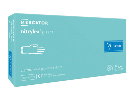 GUANTI NITRILE NITRYLEX LIGHT GREEN - medi