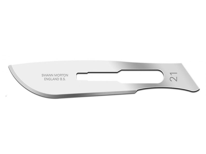 SWANN-MORTON C/S SCALPEL BLADES N. 21 - sterile