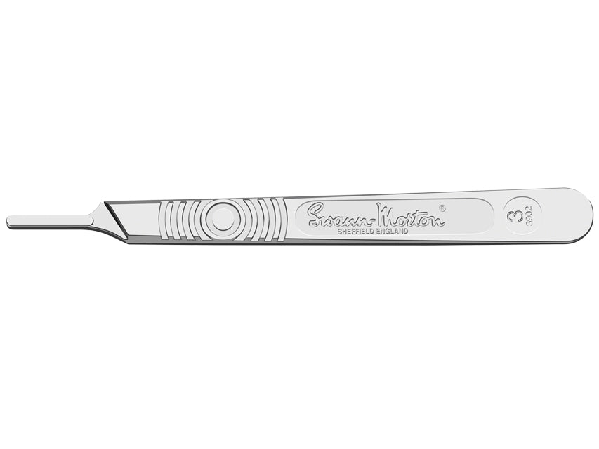SWANN-MORTON MANCHE DE LAME EN ACIER INOXYDABLE N. 3 sans CE