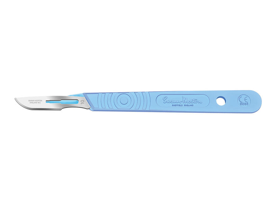 SCALPEL SWANN-MORTON LAME INOX N.10 - stérile