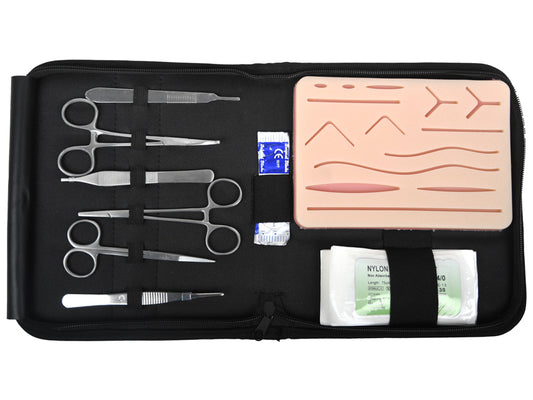 NAHT-TRAININGSSET (Pad + Werkzeuge + Nahtmaterial)