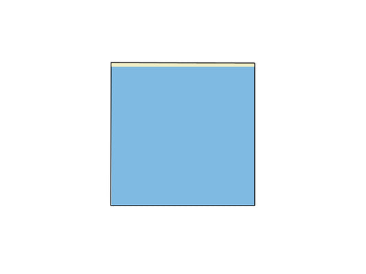 HOUSSE CHIRURGICALE TNT DOUBLE PLAQUE 100x100 cm - avec face adhésive
