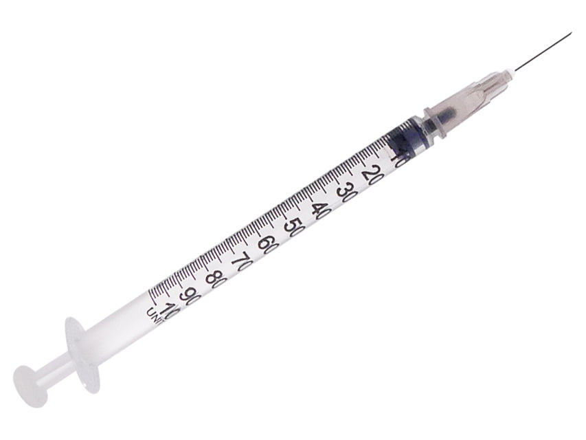 INSULIN-SPRITZE-NADEL EINGEFÜHRT 27G - 1 ml